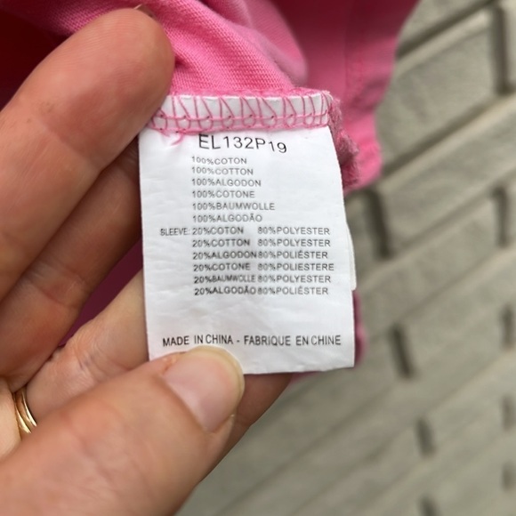 Lili Sidonio x Molly Bracken Pink Asymmetrical Layered Sleeve Top S - Picture 6 of 8